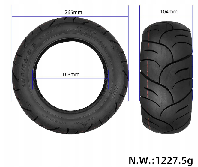 Opona Kukirin g4 - Ulip 100/55 6.5
